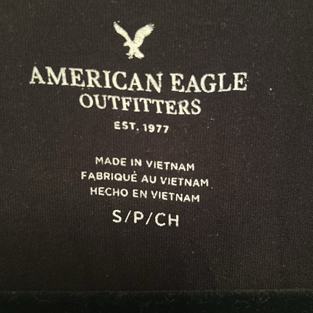 AMERICAN EAGLE black tank top - Picture 2 of 3